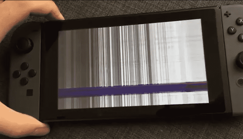 reparation ecran bleu nintendo switch-taches 2
